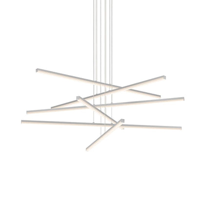 Sonneman Stix 40" Wide Chandelier