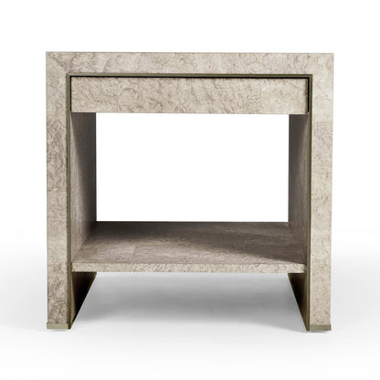 Jonathan Charles Surge Madrona Burl End Table (500415-DMB)
