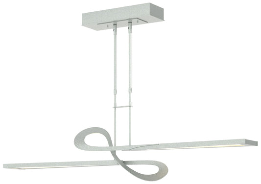 Switchback 49.8"W Vintage Platinum Standard LED Pendant