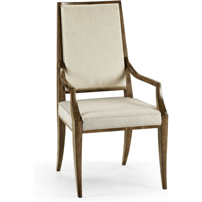 Jonathan Charles Barcelona Arm Chair (496063-AC-WBA-F200) - Set of 2
