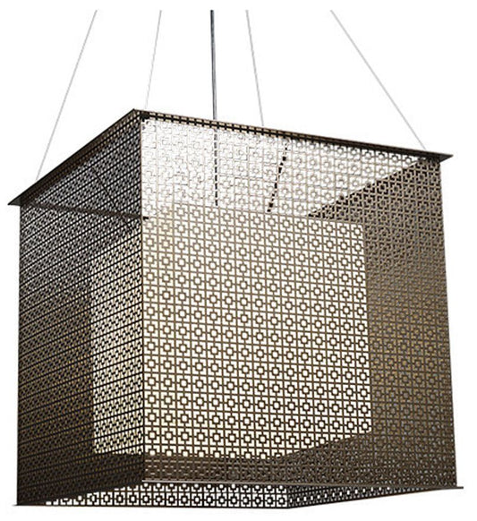 UltraLights Clarus 24"W Bronze Age and Opal 0-10V LED Pendant Light