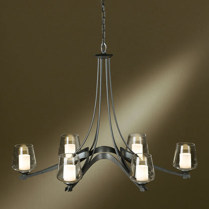 Ribbon Oval Chandelier