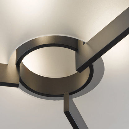 Axis Medium Semi-Flushmount