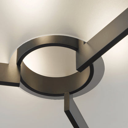 Axis Medium Semi-Flushmount