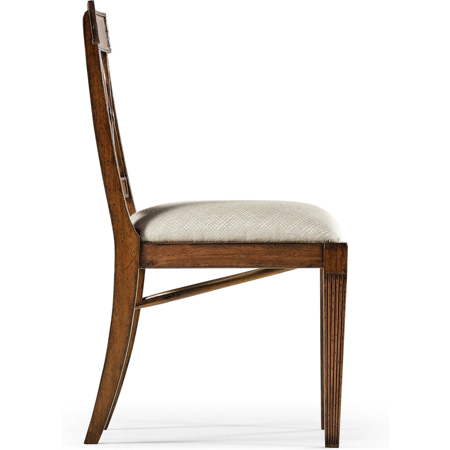 Jonathan Charles Buckingham Curved Back Side Chair (494347-SC-MAH-F200) - Set of 2