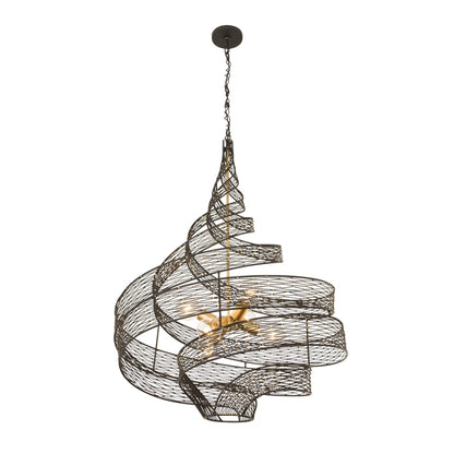 Varaluz Flow 6 Light 26" Wide Abstract Chandelier