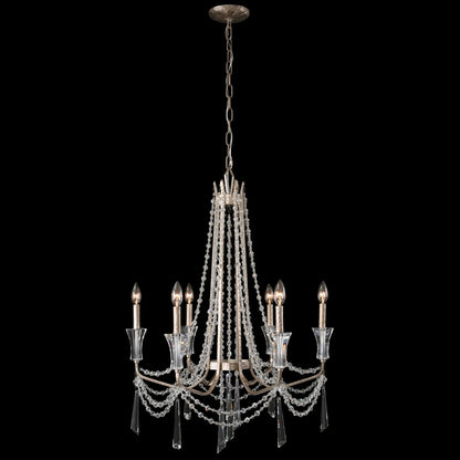 Varaluz Barcelona 6 Light 27" Wide Crystal Chandelier