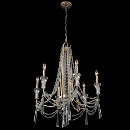 Varaluz Barcelona 6 Light 27" Wide Crystal Chandelier