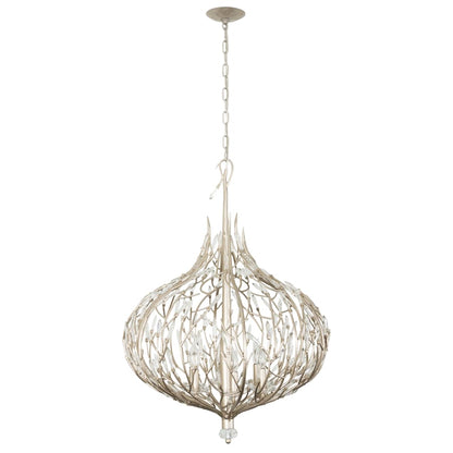 Varaluz Bask 6 Light 27" Wide Crystal Abstract Chandelier