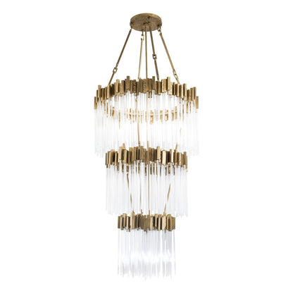 Varaluz Matrix 18 Light 30" Wide Waterfall Chandelier