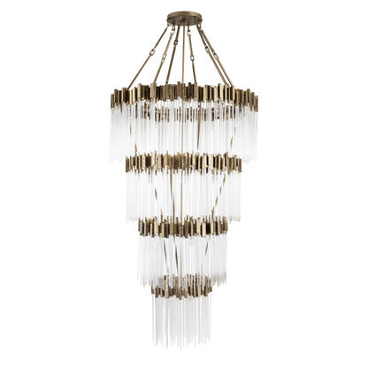 Varaluz Matrix 30 Light 40" Wide Waterfall Chandelier