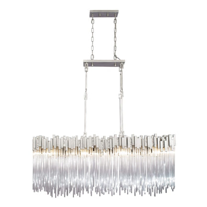 Varaluz Matrix 8 Light 49" Wide Linear Chandelier