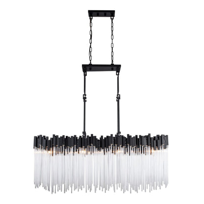 Varaluz Matrix 8 Light 49" Wide Linear Chandelier