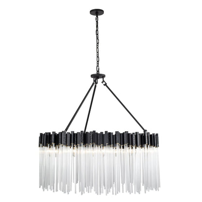 Varaluz Matrix 12 Light 40" Wide Ring Chandelier