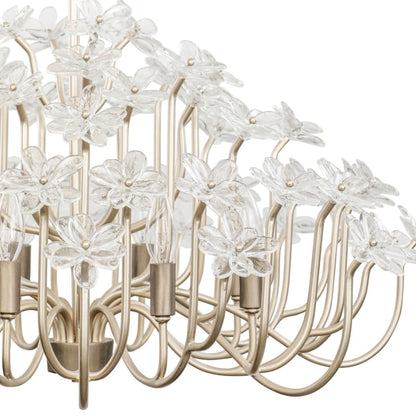 Varaluz Wildflower 8 Light 32" Wide Candle Style Chandelier