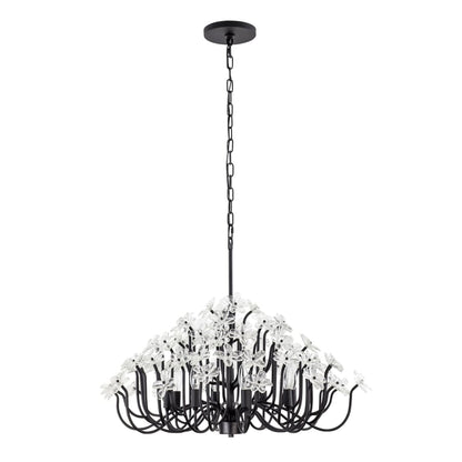 Varaluz Wildflower 8 Light 32" Wide Candle Style Chandelier