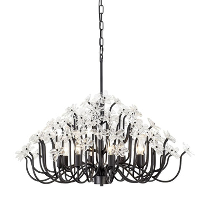 Varaluz Wildflower 8 Light 32" Wide Candle Style Chandelier