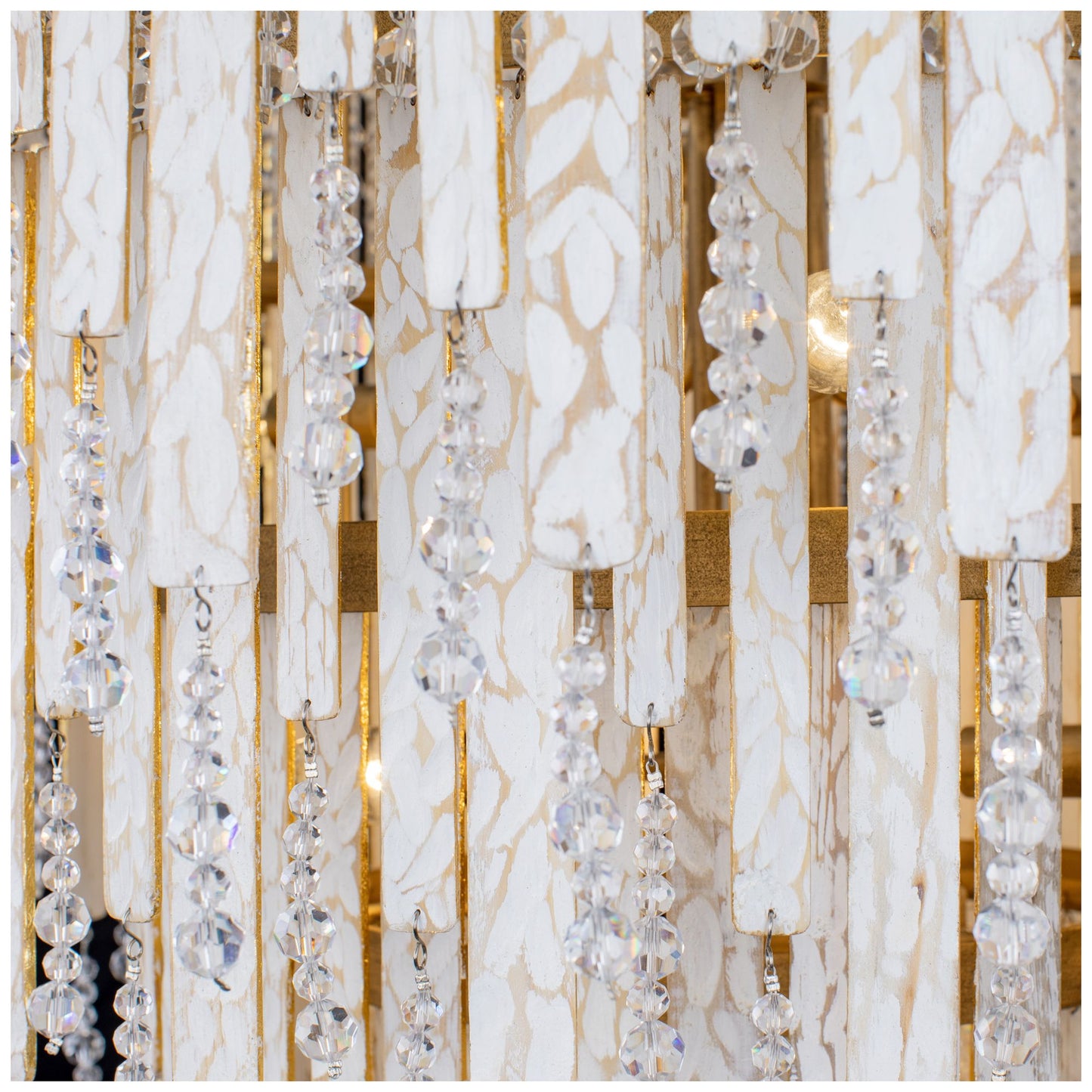 Varaluz Lafayette 30" Wide Havana Gold Crystal Chandelier