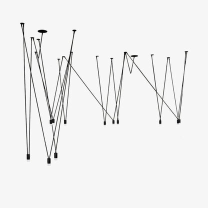 Collection Pendant Lamp 12 heads / Black Pendant light