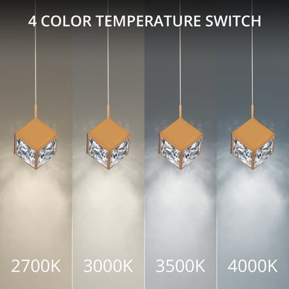 WAC Lighting Ice Cube 5 Light 44" Wide LED Multi Light Pendant