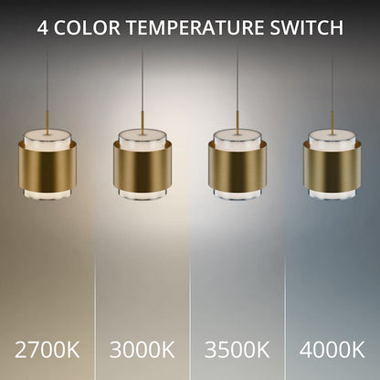 WAC Lighting Banded 20" Wide LED Multi Light Pendant