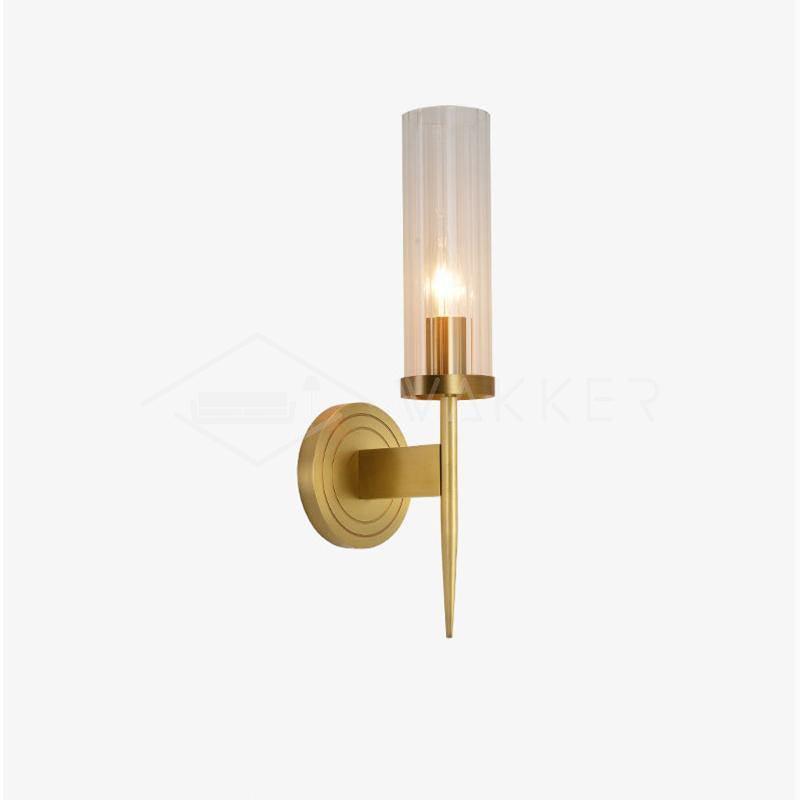 Alouette Wall Light ? 4.7″ x H 15.8″ / Dia 12cm x H 40cm / Brass Wall lamp