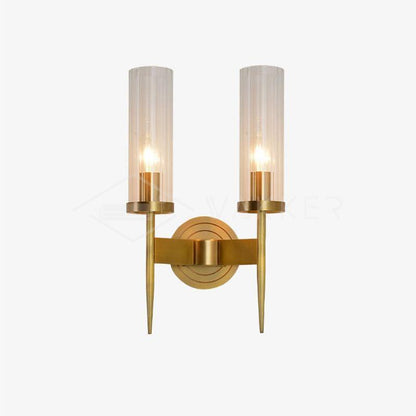 Alouette Wall Light ? 9.4″ x H 15.8″ / Dia 24cm x H 40cm / Brass Wall lamp
