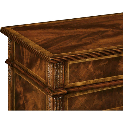 Jonathan Charles Buckingham Chest of Drawers with Concave Profile (493089-MAH)