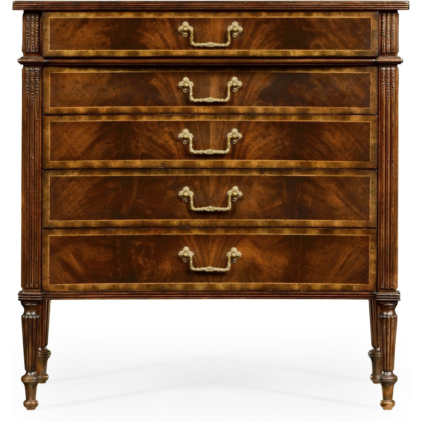 Jonathan Charles Buckingham Chest of Drawers with Concave Profile (493089-MAH)