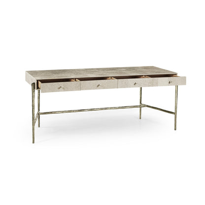 Jonathan Charles Surge Madrona Burl Desk (500401-DMB)