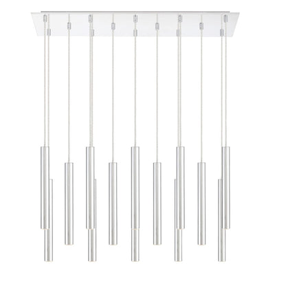 Z-Lite Forest 14 Light 32" Wide LED Linear Pendant with 12" Pendants