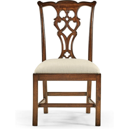 Jonathan Charles Buckingham Chippendale Style Classic Side Chair (493330-SC-MAH-F200) - Set of 2